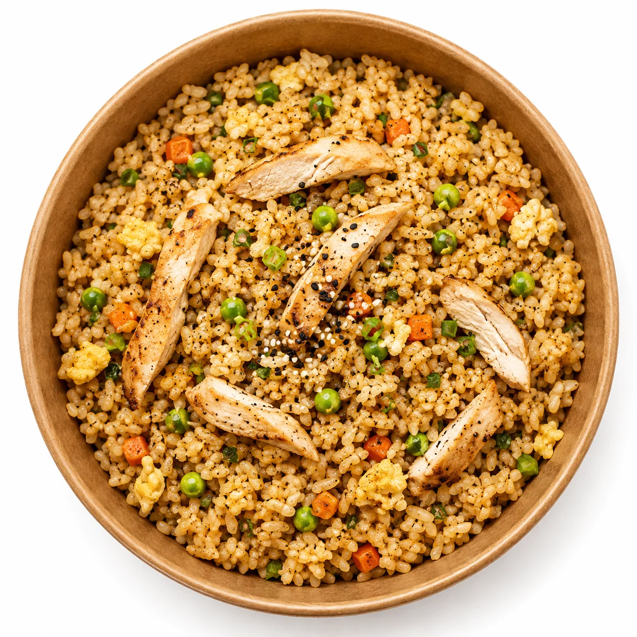 Fried Rice from Muscle Tribe, high-protein meal prep in Winnipeg